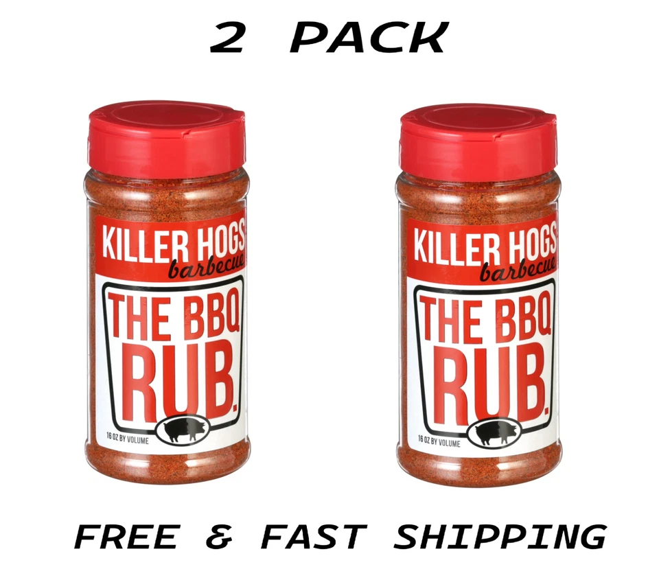 ( 2 PACK )Killer Hogs The BBQ Rub 16 oz. - Image 1 of 1