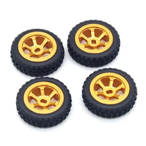 27.5x8mm Aluminum Wheel Rim Tire Tyres Kit for Wltoys 1/28 K969 K989 P929 RC Car - Picture 1 of 22