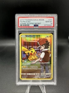 PSA 10 - 2019 Pikachu 241/235 - Sun & Moon Cosmic Eclipse - Picture 1 of 2