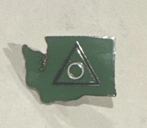 Washington State w Triangle Inscribed In A Circle Pin Unity Service Recovery AA - Picture 1 of 1