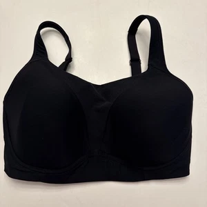 Lululemon Womens Run Times High Support Padded Sports Bra 36E Black - Picture 1 of 10