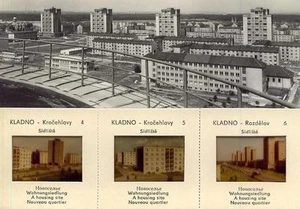 CP mit 3 Diapo KLADNO Sidlist - Bild 1 von 1