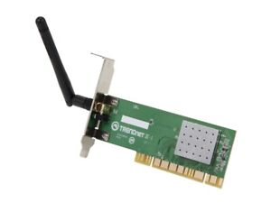 TRENDNET TEW-703PIL/A WIRELESS N150 LOW-PROFILE PCI NETWORK CARD USED