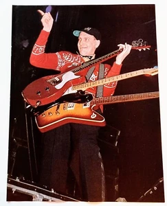 CHEAP TRICK~RICK NIELSEN LIVE~ORIG 1979 POSTER~FULL PAGE MAGAZINE PINUP CLIPPING - Picture 1 of 1