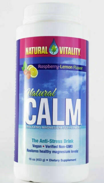 Natural Vitality Clam Anti Stress Drink, Raspberry Lemon - 16oz