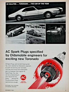 1966 Oldsmobile Tornado Vintage Motor Trend Car Of The Year AC Original Print - Picture 1 of 8