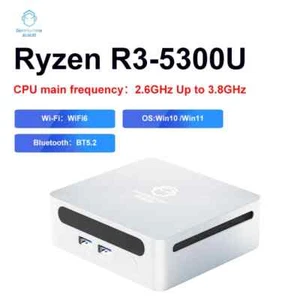 GenMachine Mini PC AMD R3 Ren5000 5300U Win10/11 2.6GHz Up to 3.8GHz DDR4 Wifi6 - Picture 1 of 23