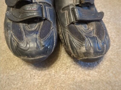 Shimano Mo77 MTB Mountain Bike Shoes Size 44 10 Strap Closure 2 Bolt SPD Fitting - Image 1 of 4