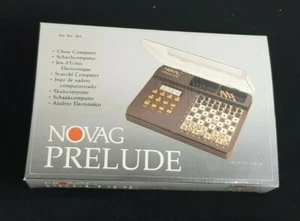 Computadora electrónica de ajedrez Novag Prelude computadora de ajedrez vintage ajedrez sellado 1986 - Imagen 1 de 5