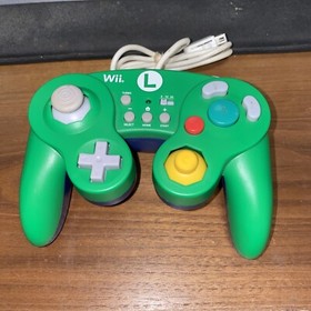 HORI WiiU Classic Controller LUIGI WIU-075 for Nintendo Wii U Tested Works