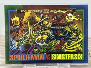 Spiderman vs Sinister Six 1993 Skybox Famous Battle Marvel Universe Card #155 NM - Picture 1 of 2
