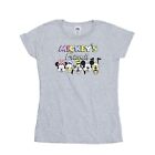 Disney Womens/ladies Mickey Mouse And Friends Faces Cotton T-shirt (bi33174)
