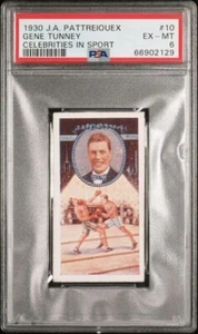 1930 J.A. Pattreiouex #10 Gene Tunney PSA 6 **Celebrities in Sport** - Picture 1 of 2
