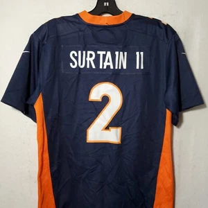 Patrick Surtains Denver Broncos Trikot Jugend Large Blau Nike Engineered Neu mit Etikett - Bild 1 von 9