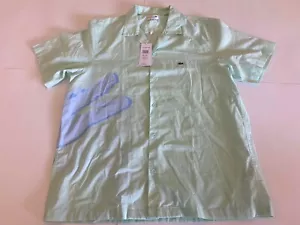 Camisa Lacoste Mangas Cortas con Botones - Totalmente Nueva - M-L-XL-XXL - Verde Como Nuevo - Imagen 1 de 4