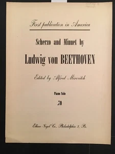 SCHERZO e MINUETTO di BEETHOVEN PER PIANOFORTE - Foto 1 di 4