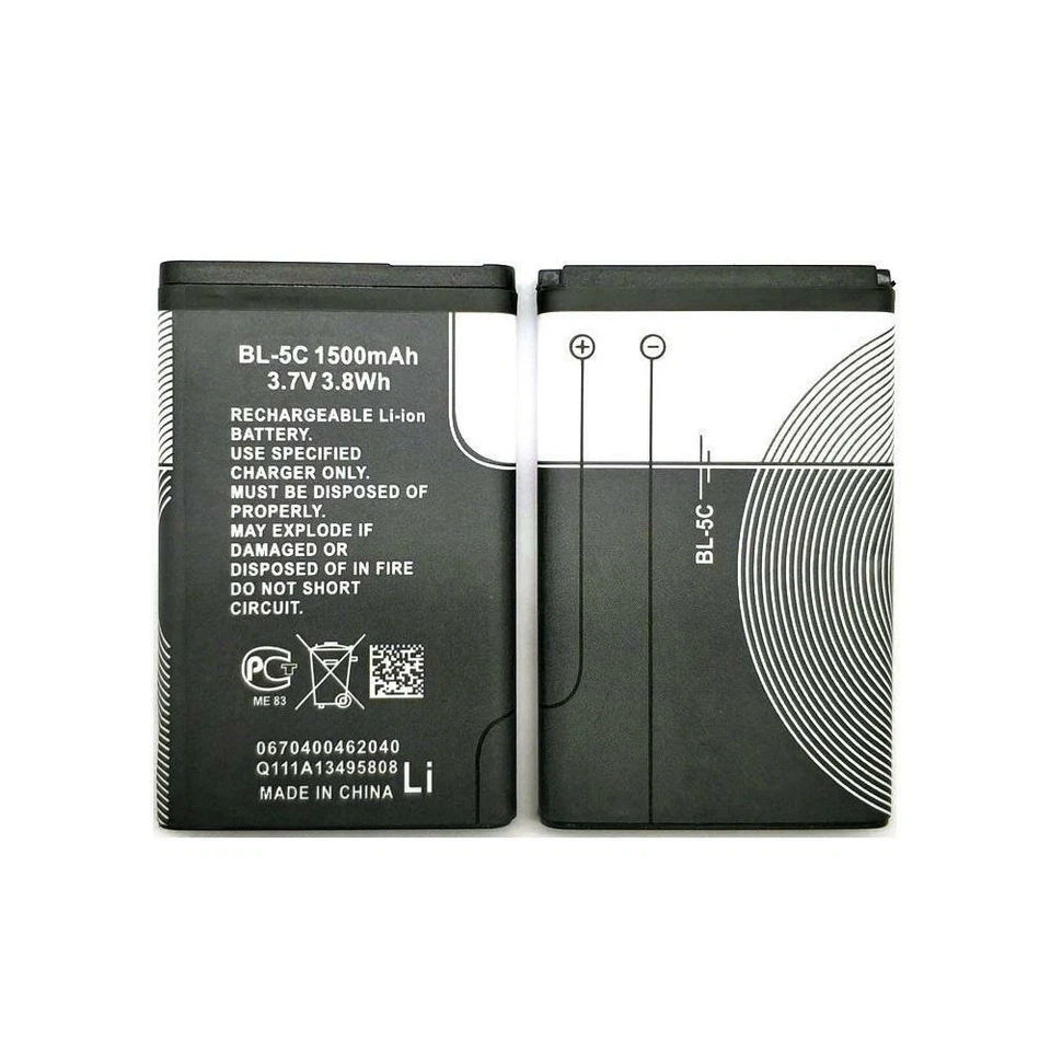 MOXEDOSTORES ( COMPATIBILE) BATTERIA PER NOKIA 1800 / 2300/ 2310 /2323 / 2330 BL-5C 1020mAh PRODUZIONE 2025