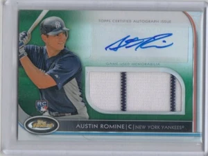 2012 FEINSTES AUSTIN ROMINE NY YANKEES ROOKIE JUMBO TRIKOT RELIKT AUTOGRAMM #D199 - Bild 1 von 1