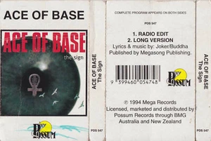 ACE OF BASE The Sign Cassette Single Tape [Cassingle] SirH70 - Picture 1 of 1