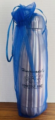 STAINLESS STEEL BOTTLE Hinerwadels Restaurant North SYRACUSE NY Seafood Clams - Image 1 of 4