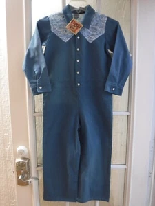 Knuckleheads Blue Long Sleeve Collared Overall Kids 7T ~NWT~ - Picture 1 of 5