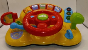 VTech Turn and Learn Driver Toy  Sounds And Lights 2017 Tested and Works - Picture 1 of 6
