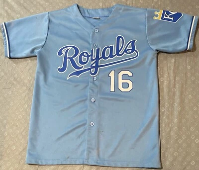 Vintage Billy Butler Royals Fan Jersey. Light Blue. [Size Medium-Large] - Image 1 of 4