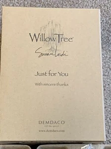 Willow Tree Just for You 26166 Scuplted Hand-Painted Figure - Sincere Thanks - Picture 1 of 7