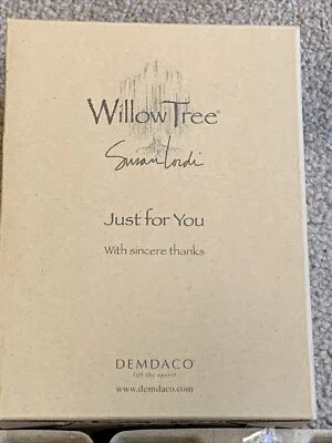 Willow Tree Just for You 26166 Scuplted Hand-Painted Figure - Sincere Thanks - image 1 of 4