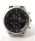 Seiko Solar Chronograph watch V172-0AB0.  Not fully tested.  Thames Hospice