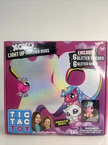 TIC TAC TOY XOXO Abrazos Iluminados Rosa Unicornio 6 Brillo Amigos Alas NUEVO Sellado - Imagen 1 de 6
