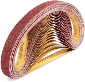 1-1/2" x 30" Inch Aluminum Oxide Pipe and Tube Sanding Belts 800 Grit - 10 PACK - Picture 1 of 7