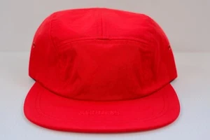 SUPREME FW15 VISOR LOGO CAMP CAP RED BOX LOGO BRAND NEW WITH TAGS - Picture 1 of 8