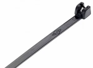 1000 bridas de cable lengua de metal negro 4,5x360 mm tienda de metal estable resistente a los rayos UV - Imagen 1 de 1