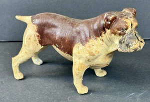 Ideal Toy Corp Vtg Plastic Bull Dog Toy - Picture 1 of 8