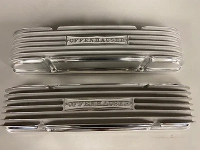 Offenhauser 3288 Chevy 1955-58 283 Head Polished Valve Covers - Image 1 of 4