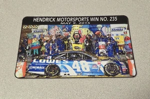 Jimmie Johnson 2015 SpongeBob Schwammkopf 400 Team Sticker Hendrick Win 235 selten - Bild 1 von 1