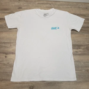 Ghost Shirt Mens Medium Graphic Tee T-Shirt Drip White Blue - Picture 1 of 7