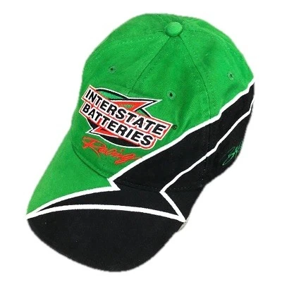 Vintage Nascar Hat Cap Green Strap Back Bobby Labonte Y2K Racing 2000s Big Logo - Image 1 of 4