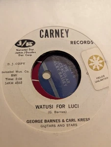 JAZZ FUNK George Barnes Carl Kress Watusi for Lucy Carney 1005 1965 VG+ PROMO - Picture 1 of 2