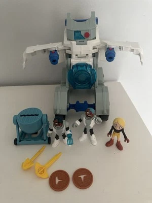 Imaginext Teen Titans Cyborg Transformation Vehicle Grill Meat Launcher Lot - Image 1 of 4