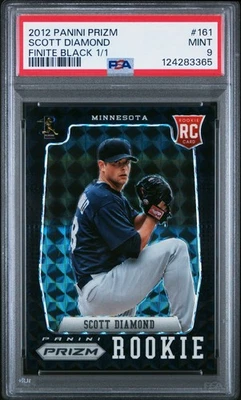 Panini Prizm #161 2012 Scott Diamond Finite Black Prizms Rookie RC 1/1 PSA 9 Foto 1 de 2