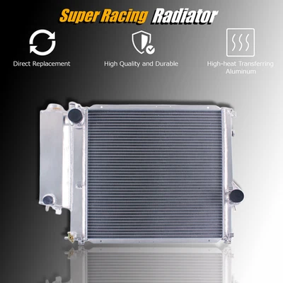 Radiador de aluminio de alta resistencia Fit BMW 318 Z3 1991-2000 E36 M42 M44 MT Foto 1 de 4