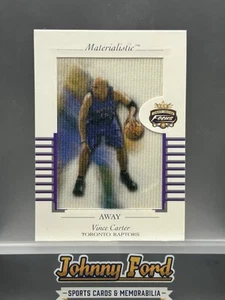 Maglia Fleer Focus 2001-02 Edizione Vince Carter Materialistic Away #M-VC - Foto 1 di 2