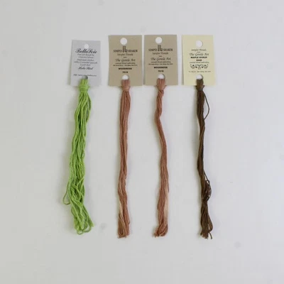 Lot of 4 Sampler Threads Simply Shaker, Belle Soie, The Gentle Art, Asst. Colors - Image 1 of 4