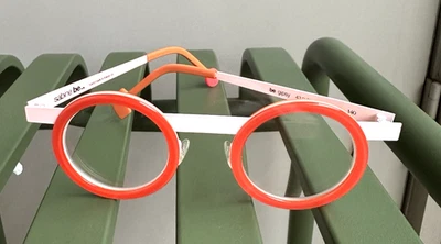 Monturas de gafas redondas sabine be "be gipsy" naranja brillante/salmón satinado 43-26-140 Foto 1 de 4