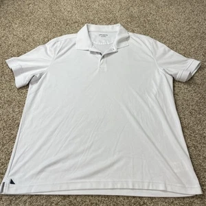 Untuckit Polo Shirt Men's XL White Short Sleeve Casual Performance Stretch - Picture 1 of 6