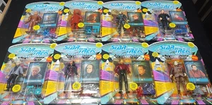 Playmates Konvolut 8, 1993 Star Trek The Next Generation Figuren, neu, 7 unpunched - Bild 1 von 24