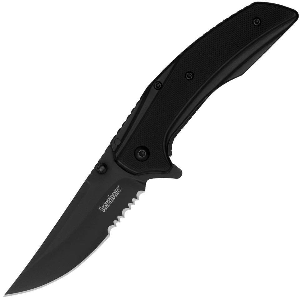 Kershaw Outright Framelock A/O Black Stainless & G10 Folding Knife 8320BLKST - Image 1 of 1