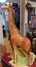Vintage Porcelain Giraffe Planter 1960's Hand Painted
